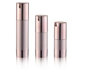 Lahvička s pumpičkou z růžového zlata 15ml